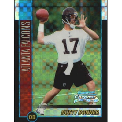 2002 Bowman Chrome Xfractors #212 Dusty Bonner