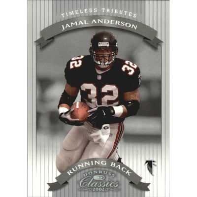 2002 Donruss Classics Timeless Tributes #3 Jamal Anderson