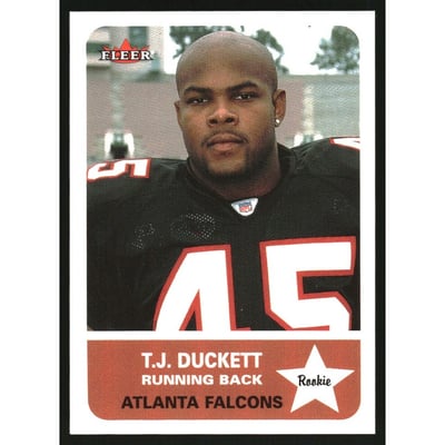 2002 Fleer Tradition Minis #265 T.J. Duckett