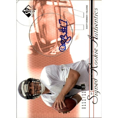 2002 SP Authentic #194 Dusty Bonner AU RC