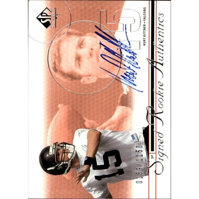 2002 SP Authentic #202 Kurt Kittner AU RC