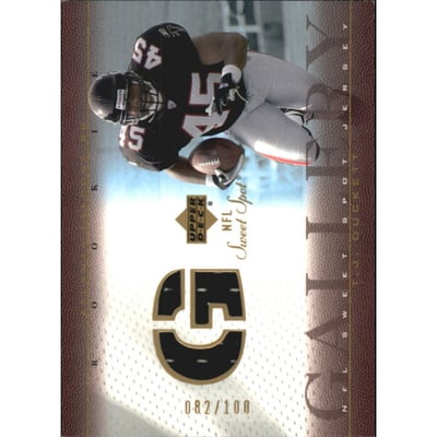 2002 Sweet Spot Rookie Gallery Jersey Gold #RGTJ T.J. Duckett/100
