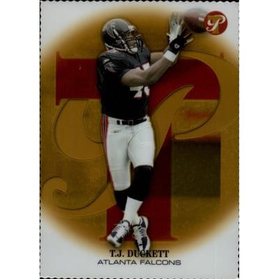 2002 Topps Pristine Gold Refractors #95 T.J. Duckett R