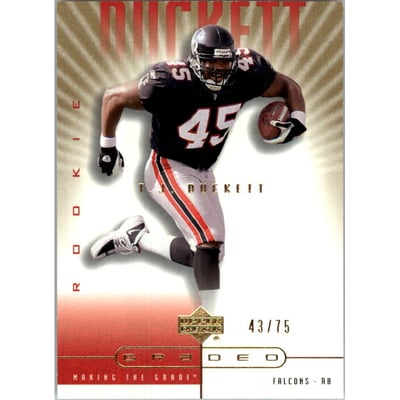 2002 UD Graded Gold #94 T.J. Duckett A