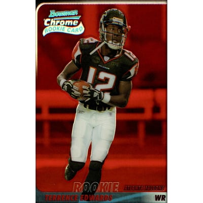 2003 Bowman Chrome Red Refractors #142 Terrence Edwards