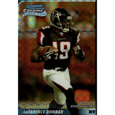 2003 Bowman Chrome Xfractors #198 LaTarence Dunbar
