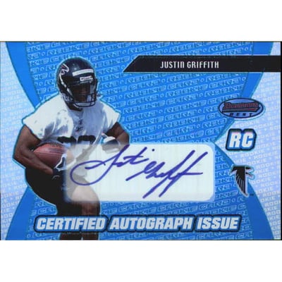2003 Bowman's Best Blue #159 Justin Griffith AU