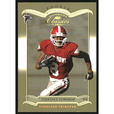 2003 Donruss Classics Timeless Tributes #199 Terrence Edwards