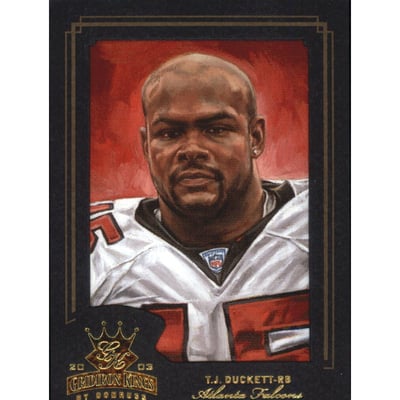 2003 Gridiron Kings Gold #5 T.J. Duckett
