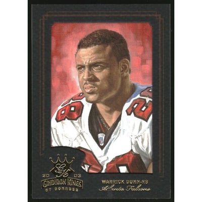 2003 Gridiron Kings Gold #6 Warrick Dunn