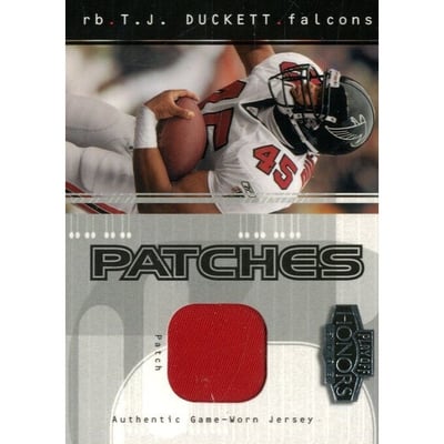 2003 Playoff Honors Patches #PP24 T.J. Duckett