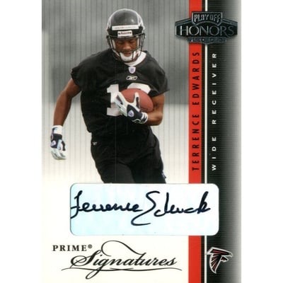 2003 Playoff Honors Prime Signatures #PS50 Terrence Edwards/300