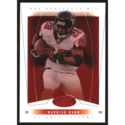 2004 Hot Prospects Red Hot #46 Warrick Dunn
