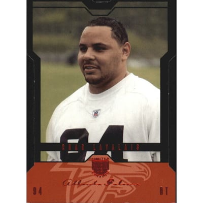 2004 SkyBox LE Black Border Red #158 Chad Lavalais