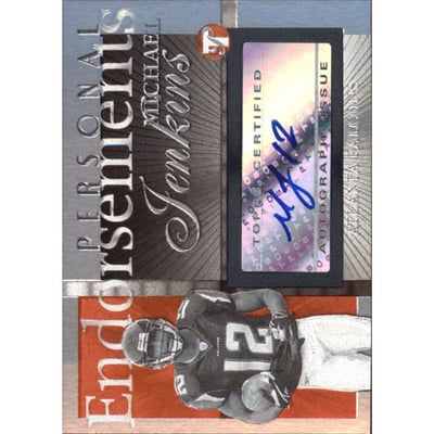 2004 Topps Pristine Personal Endorsement Autographs #PEMJ Michael Jenkins H