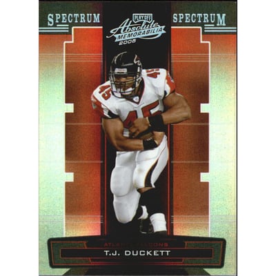 2005 Absolute Memorabilia Spectrum Silver #8 T.J. Duckett