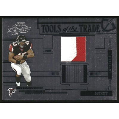 2005 Absolute Memorabilia Tools of the Trade Material Blue #87 T.J. Duckett