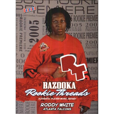 2005 Bazooka Rookie Threads #BZRRW Roddy White