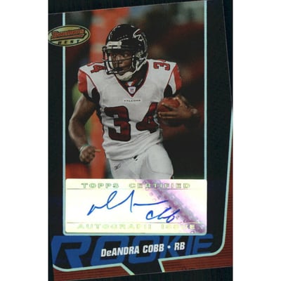 2005 Bowman's Best Blue #142 Deandra Cobb AU