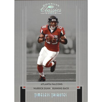 2005 Donruss Classics Timeless Tributes Silver #6 Warrick Dunn
