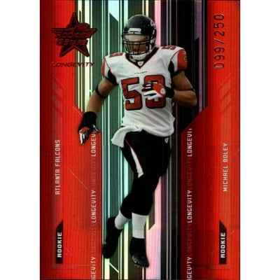 2005 Leaf Rookies and Stars Longevity Ruby #168 Michael Boley