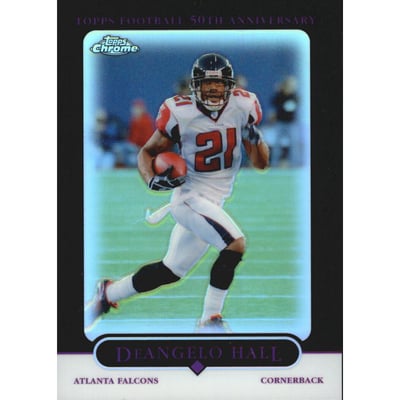 2005 Topps Chrome Black Refractors #57 DeAngelo Hall