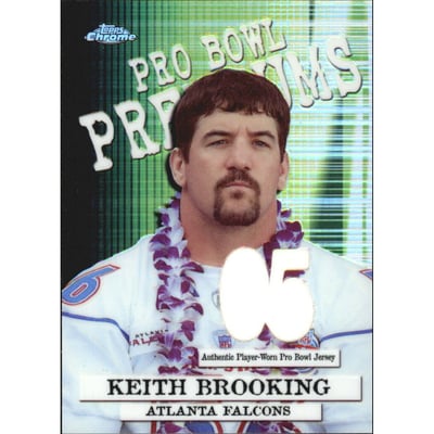 2005 Topps Chrome Pro Bowl Jerseys #PBPKB Keith Brooking B