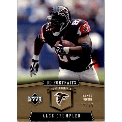 2005 UD Portraits Gold #5 Alge Crumpler