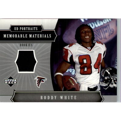 2005 UD Portraits Memorable Materials #MMRO Roddy White