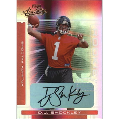 2006 Absolute Memorabilia #225 D.J. Shockley AU RC