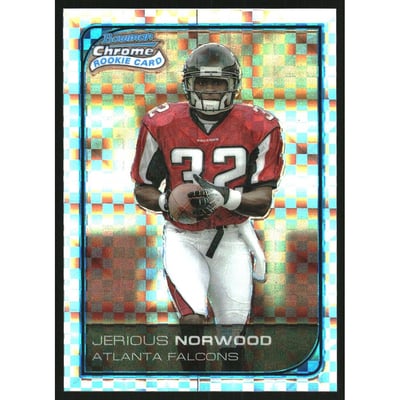 2006 Bowman Chrome Xfractors #256 Jerious Norwood