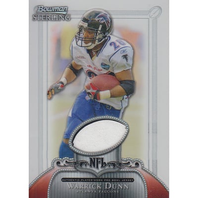 2006 Bowman Sterling Refractors #WD Warrick Dunn JSY