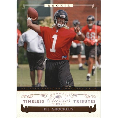 2006 Donruss Classics Timeless Tributes Bronze #163 D.J. Shockley