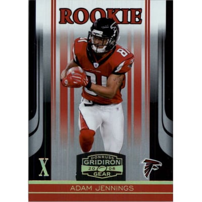 2006 Donruss Gridiron Gear Gold Holofoil X's #103 Adam Jennings