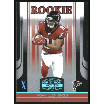 2006 Donruss Gridiron Gear Platinum Holofoil X's #103 Adam Jennings