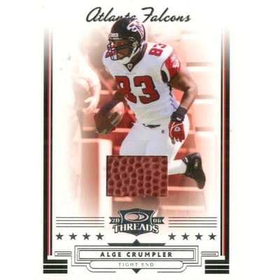 2006 Donruss Threads Footballs #22 Alge Crumpler