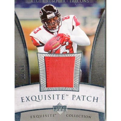 2006 Exquisite Collection Patch Silver #EPAC Alge Crumpler