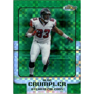 2006 Finest Green Xfractors #99 Alge Crumpler