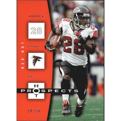 2006 Hot Prospects Red Hot #5 Warrick Dunn