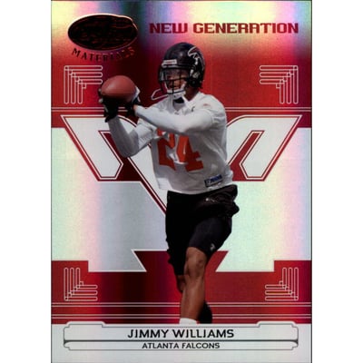 2006 Leaf Certified Materials Mirror Red #193 Jimmy Williams