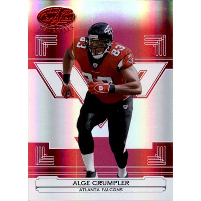 2006 Leaf Certified Materials Mirror Red #5 Alge Crumpler