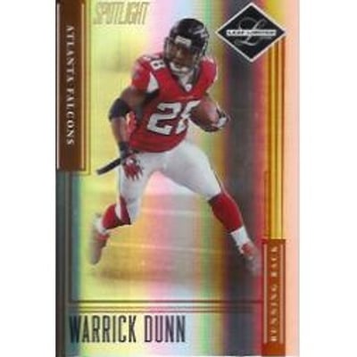 2006 Leaf Limited Bronze Spotlight #56 Warrick Dunn