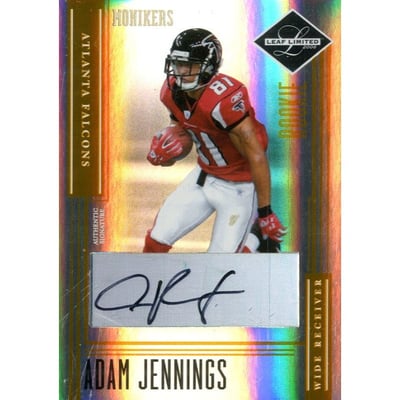 2006 Leaf Limited Monikers Autographs Gold #151 Adam Jennings/50