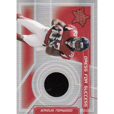 2006 Leaf Rookies and Stars Dress for Success Helmets #DS10 Jerious Norwood