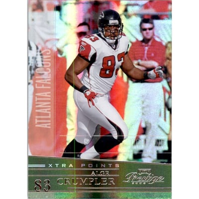 2006 Playoff Prestige Xtra Points Green #6 Alge Crumpler