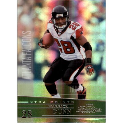2006 Playoff Prestige Xtra Points Green #9 Warrick Dunn