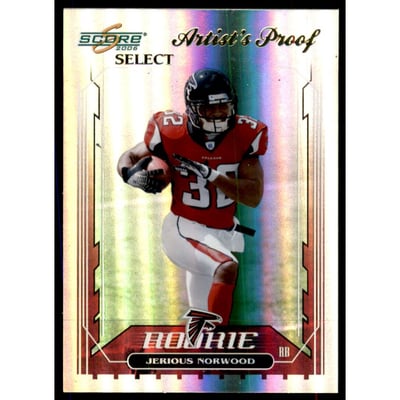 2006 Select Artist's Proof #341 Jerious Norwood