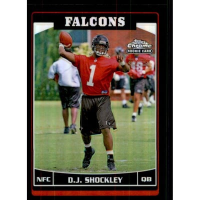 2006 Topps Chrome Black Refractors #207 D.J. Shockley