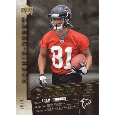 2006 Upper Deck Rookie Debut Gold #105 Adam Jennings