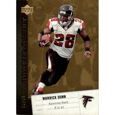2006 Upper Deck Rookie Debut Gold #4 Warrick Dunn